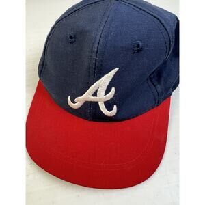Atlanta Braves Baseball Toddle Cap Red Blue MLB Sports Adjustable Boy's